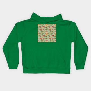 Snowman Pattern, Christmas Time Kids Hoodie